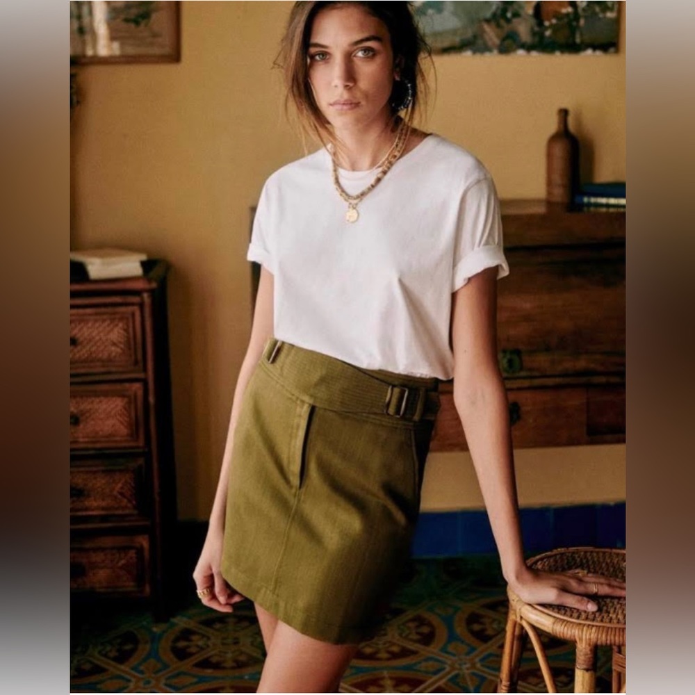NWOT Sezane Tamara Mini Skirt